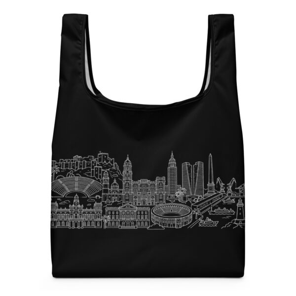 Bolsa de la compra Málaga Negra