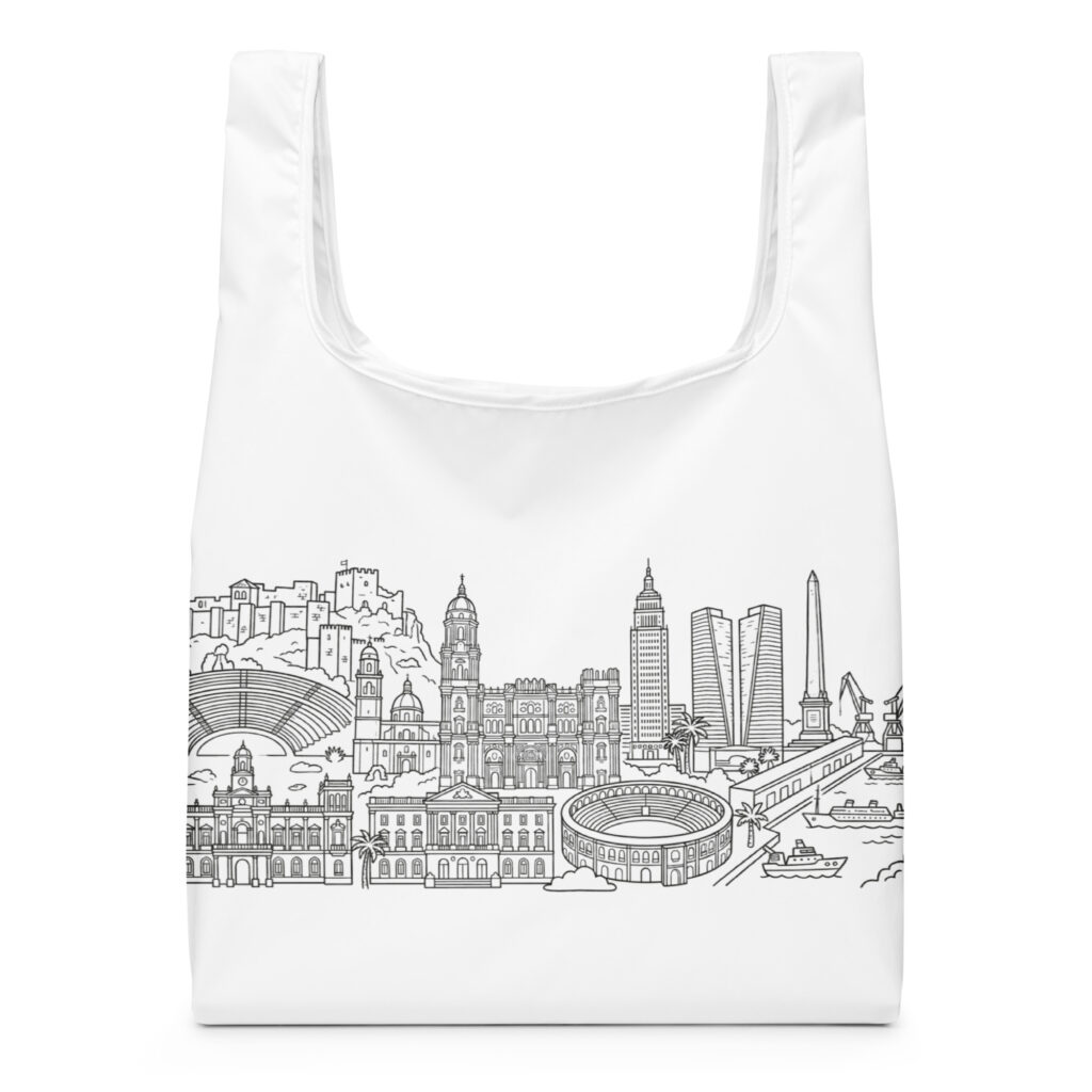 Bolsa de la compra Malaga Blanca