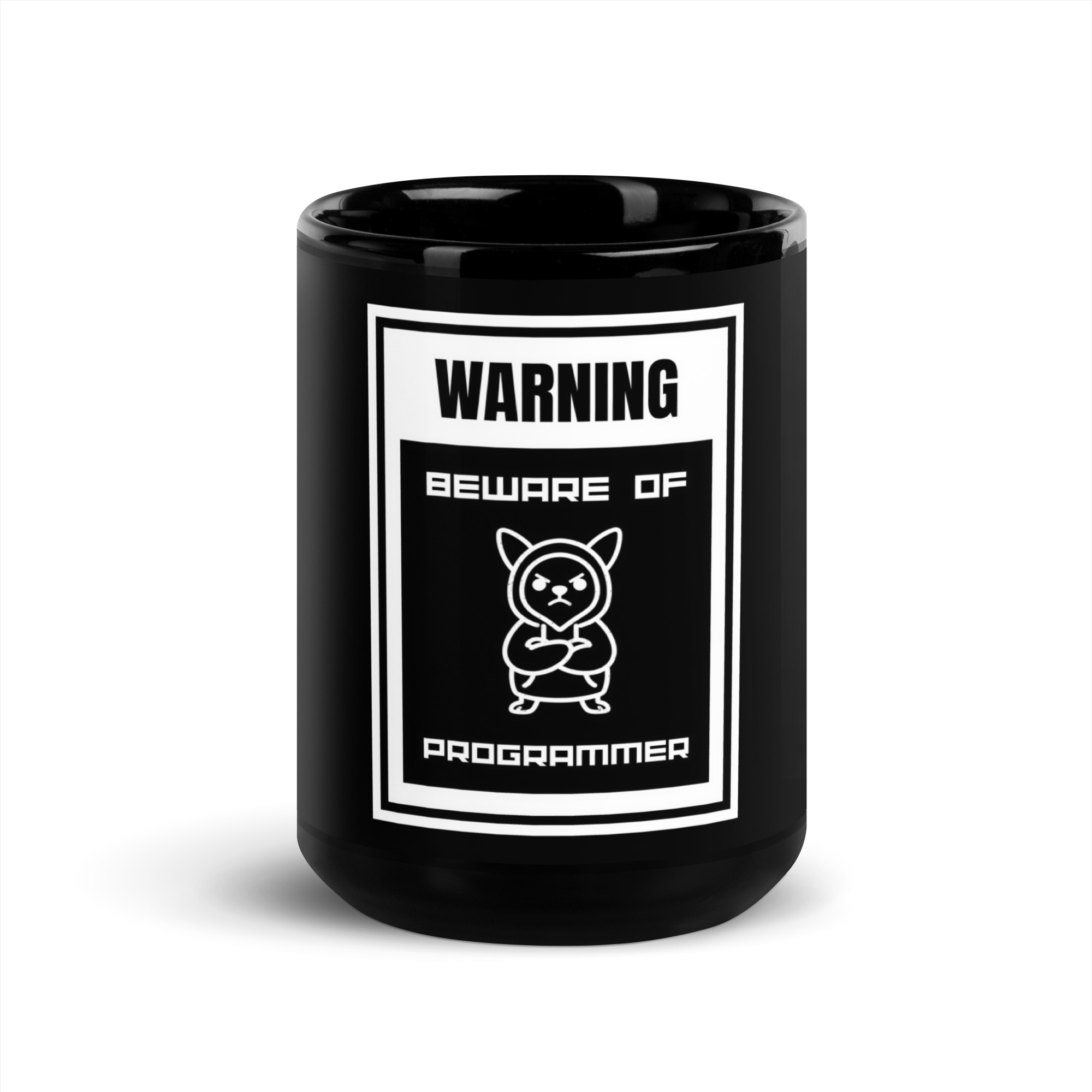 Taza negra brillante - Imagen 4