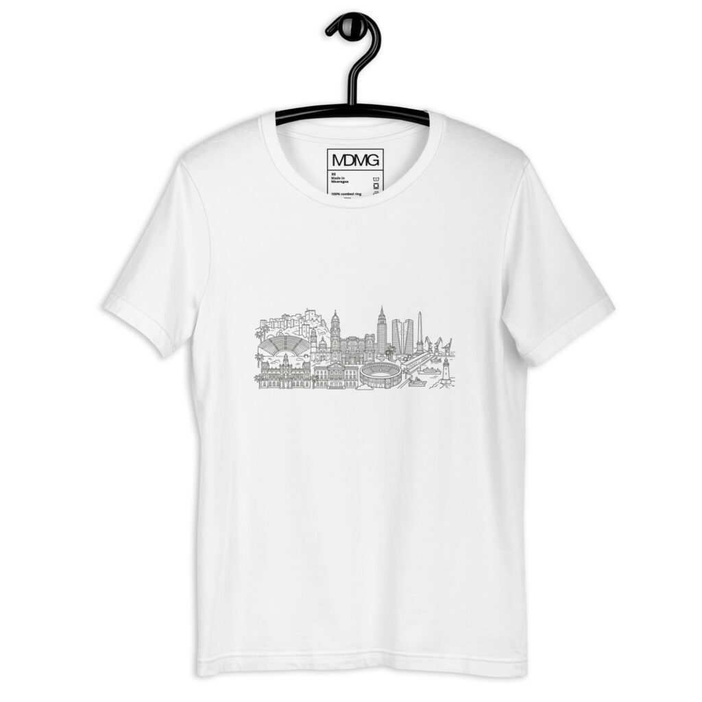 Camiseta Málaga blanca