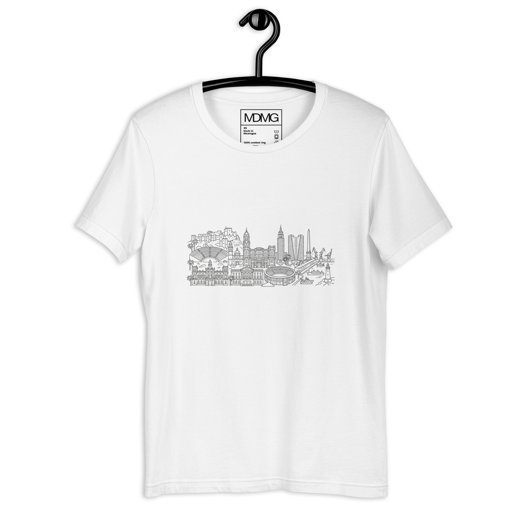 Camiseta Málaga blanca
