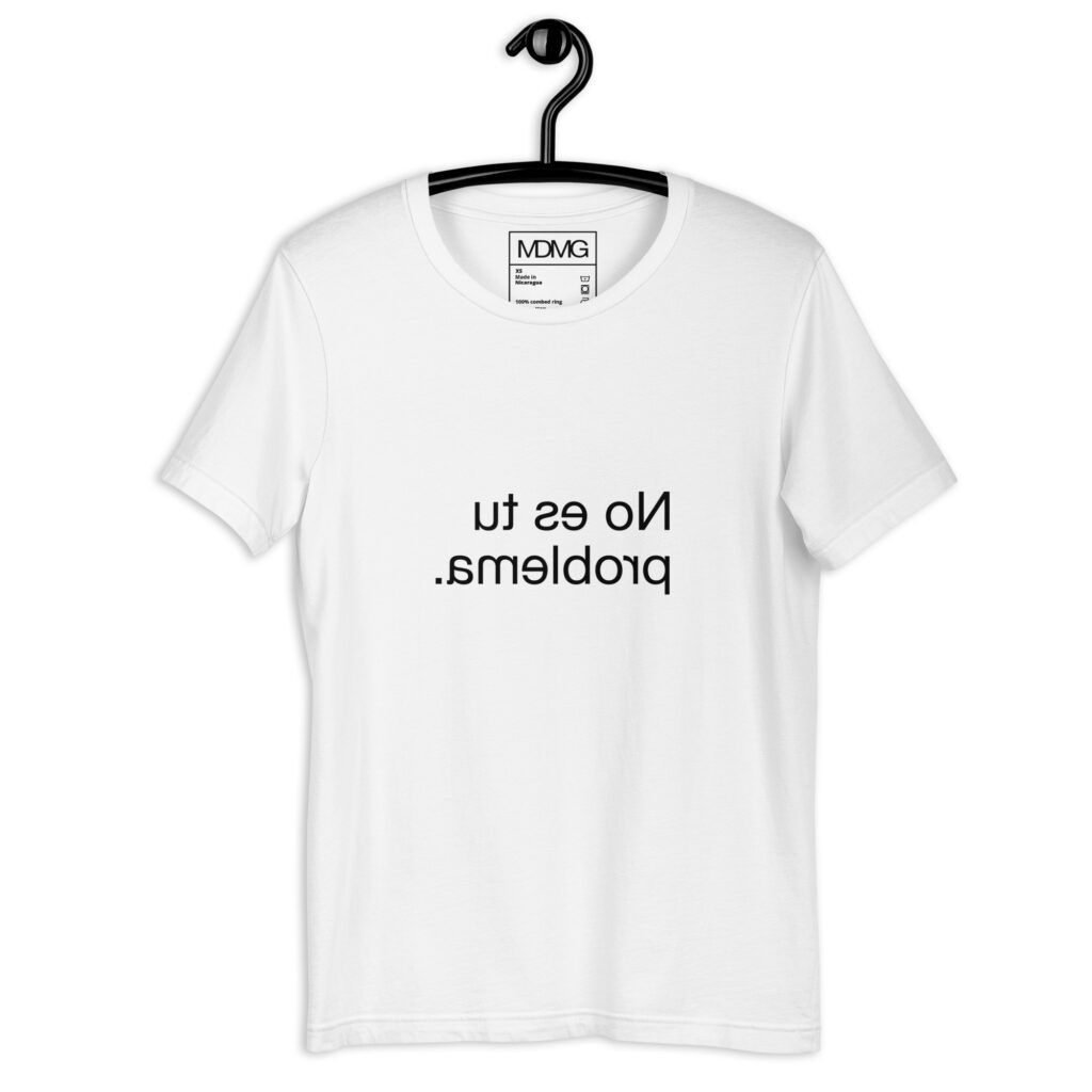 Camiseta Marthita "No es tu problema" blanc