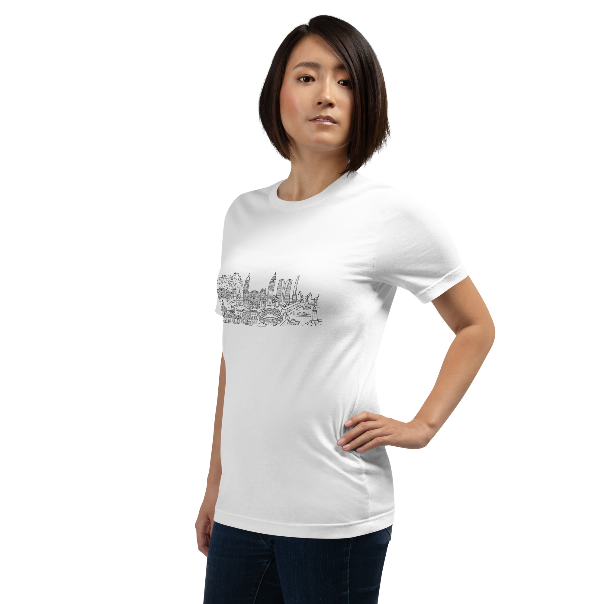 Camiseta Málaga blanca - Imagen 4